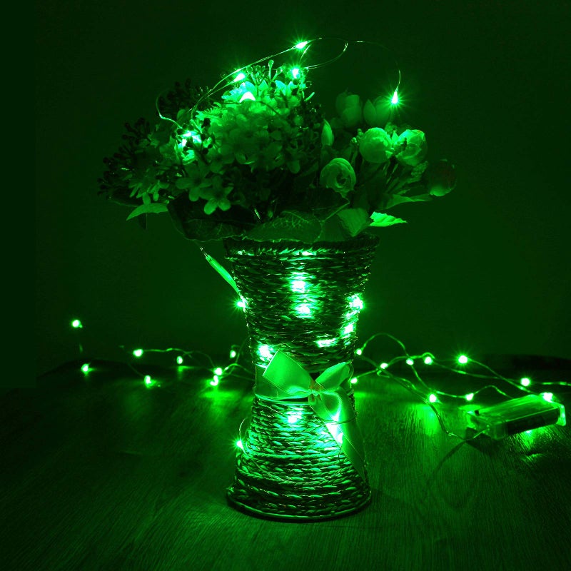 XINKAITE Waterproof LED Fairy String Lights - Starry DIY Decoration for Indoor & Outdoor Parties, Christmas, Holidays (10FT/3Meters, Green) - Image 5